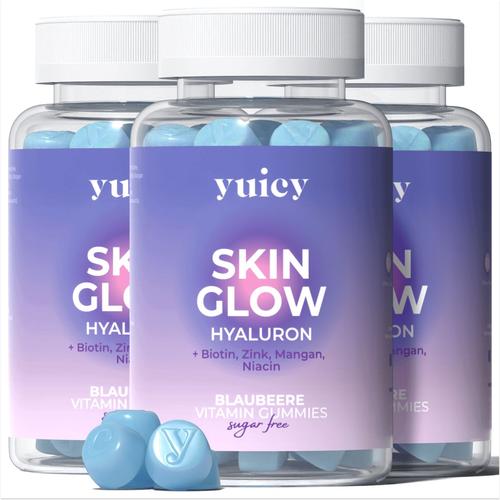 yuicy Skin Glow – Haut, Haare Nägel Gummies 180 St Fruchtgummi