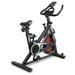 FEIKUQI Exercise Bicycle Adjustable Resistance Silent Belt Drive Gym Indoor Stationary Bike Red
