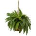 Nearly Natural Boston Fern Hanging Basket