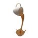 TUTUnaumb New-Year Floating Coffee Cup Mug Sculpture Kitchen Decor Pouring Spilling Decor Suspended Coffee Cup Standing Mug Resin Coffee Cup Ornaments Spot Promotion-Brown