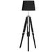 Modern Vintage Wood Grey Tripod Floor Lamp Base Without Shade Bt THORINSTRUMENTS