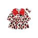 Calsunbaby Toddler Baby Girl Love Heart Dress Outifts Kids A Line One Piece Dresses Skirt Valentines Day Clothes 3-6 Months