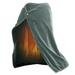 Twin Throw USB Heated Shawl Electric Heated Blanket Plush Flannel Blanket With 3 Heat Level Setting For Car Office Home Travel 100x70cm Full Plush Blanket