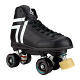 Riedell Quad Outdoor Roller Skates - Antik Skyhawk Park Skate Set (Size 11 Black)