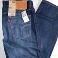 Levi's Jeans | Hp3x's Nwt Levi Strauss 514 Blue Straight Leg Jeans Men’s Size 33” W 32” L | Color: Blue | Size: 33x32