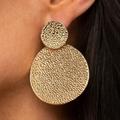 Anthropologie Jewelry | Gold Drop Earrings | Color: Gold | Size: Os