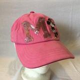 Disney Accessories | Disney Parks Minnie Mouse Children's Cap Girls Pink Baseball Hat | Color: Pink | Size: Adjustable