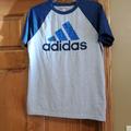 Adidas Shirts & Tops | Adidas T Shirt | Color: Blue/Gray | Size: Large 14/16