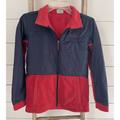 Columbia Jackets & Coats | Columbia Big Boys Jacket Blue Red Full Zip Lightweight Coat Youth Large 14/16 | Color: Red | Size: Lb