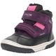 Geox Jungen Mädchen B OMAR Girl WPF Ankle Boot, Black/Violet, 21 EU
