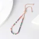 Bracelet de Tennis réglable en arc-en-ciel pour femme chaîne en Zircon couleur or Rose bijoux