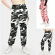 Pantalon cargo camouflage pour femme pantalon militaire taille élastique long mode sport