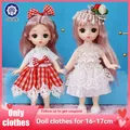 Vêtements de poupée de 16cm jupe habillée costume pour poupée BJD jouets de bricolage cadeaux