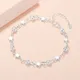 Bracelet de perles rondes en argent regardé 925 pour femme bracelets frais petite étoile