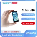 Cubot Smartphone 4 pouces Mini Phone-J10 32 Go Dean 2350mAh 5MP Caméra arrière Google Android 11