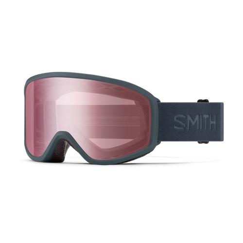 Smith REASON OTG Unisex-Skibrille Vollrand Monoscheibe Acetat-Gestell, schwarz