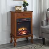 Traditional Eirene Fireplace in Wood Finish