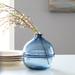 Signature Design by Ashley Lemmitt Glass Table Vase Glass in Blue | 8.46 H x 7.28 W x 7.28 D in | Wayfair A2000539