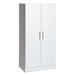 Latitude Run® 2 - Door Accent Cabinet Wood in Brown/White | 65 H x 16 W x 16 D in | Wayfair D9378BCD29B3464DAA417F08CD8E4824