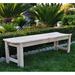 Red Barrel Studio® Friederikus Cedar Garden Bench, Wood in Brown | 18 H x 17 W x 60 D in | Outdoor Furniture | Wayfair