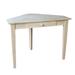 Winston Porter Heather-Rose Desk Wood in Brown/White | 43 H x 28 W x 40 D in | Wayfair A790B084AF42456495C51740012971A9