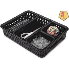 GN109 Office Supplies Organizers Plastic in Black | 2 H x 12 W x 11.5 D in | Wayfair 2963M06914TS5JRE7D