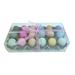 The Holiday Aisle® Foam 11.81 In. Speckled Easter Egg Decor Set Of 18 Plastic | 3.15 H x 11.81 W x 5.91 D in | Wayfair