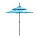 Arlmont & Co. Beshears 108" Market Umbrella Metal in Blue/Navy | 115.2 H x 108 W x 108 D in | Wayfair 3DF439760D5D4E468D2BD1ED777B66B5