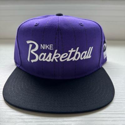 Nike Accessories | Nwt Nike Sports Specialties Script Snapback Hat - Purple/Black | Color: Black/Purple | Size: Os