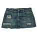 American Eagle Outfitters Skirts | American Eagle Mini Skirt Women's Size 8 Distressed Blue Denim Jean | Color: Blue | Size: 8