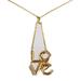 Louis Vuitton Jewelry | Louis Vuitton Louis Vuitton Lv&Me Love Necklace M62843 Metal Gold Pendant | Color: Gold | Size: Os