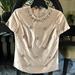 Tory Burch Tops | New Tory Burch Silk Embellished Blouse | Color: Cream | Size: 0