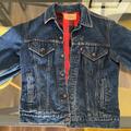 Levi's Jackets & Coats | Levi’s Denim Jacket Unlined With Lumberjack Pattern | Color: Blue | Size: Size 38 In Levi’s Denim Jacket = S/M