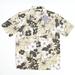 Levi's Shirts | Levis Made & Crafted Mens Hawaiian Shirt M Riviera Rip Stop Cotton Beige Brown | Color: Brown/Tan | Size: M