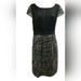 Jessica Simpson Dresses | Jessica Simpson Women's Size 6 Lace Tweed Black & White Dress Msrp $138.00 | Color: Black/White | Size: 6