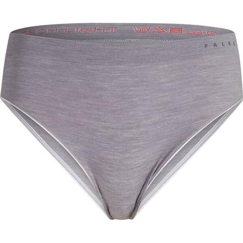 FALKE Damen Panties Wool-Tech Light, Größe XL in Grau