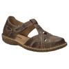 Klettschuh JOSEF SEIBEL "ROSALIE 29", Damen, Gr. 37, braun, Leder, klassisch, Schuhe, Spangenschuh, Sandale, Komfortschuh mit modischer T-Spange