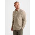 Langarmhemd H.I.S Gr. XL (43/44), N-Gr, beige Herren Hemden Langarm