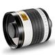 Walimex Pro 15551 800mm 1:8,0 DSLR-Spiegelobjektiv für Nikon F Objektivbajonett weiß (manueller Fokus, für Vollformat Sensor gerechnet, Filterdurchmesser inkl. Schutzdeckel und Objektivbeutel)