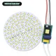 Panneau lumineux LED rond et conducteur 10W 18W 24W 36W 250mA source LED tricolore lampe à