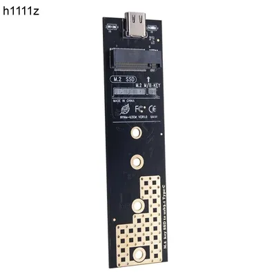 Adaptateur SSD M.2 SATA/NVcloser vers USB 3.1 TYPE C carte convertisseur Riser M/B + M clé