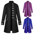 Manteau Victoria Edwardian Steampunk pour hommes veste Renaissance médiévale pardessus vintage