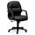 2090 Pillow-Soft Series Managerial Leather Mid-Back Swivel/Tilt Chair, Black