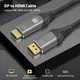 Câble compatible DisplayPort vers HDMI 8K @ 30Hz 4K @ 120Hz ug 1.4 vers HD 2.1 8K Câble Ultra HD