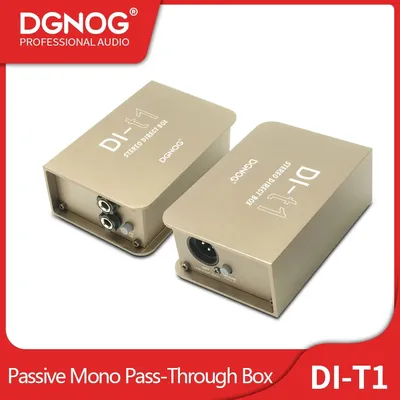 Boîte directe Passive DI-t1 Mono transformateur d'impédance passif adapté au chanteur