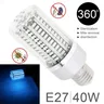 Lampe de désinfection UV 40W E27 ampoule LED UVC AC 85-265V 130LED ampoule de désinfection