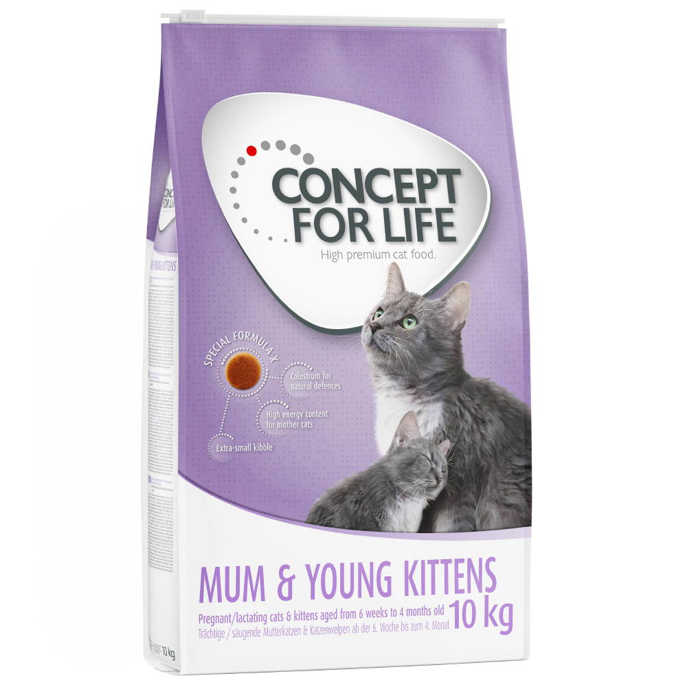 Concept for Life Mum & Young Kittens - ricetta migliorata! - Set %: 2 x 10 kg