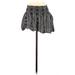 Hollister Casual Mini Skirt Mini: Black Floral Bottoms - Women's Size Small
