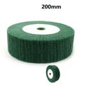 6 /8 Nylon Fiber Flap Polishing Wheel Disc Non-woven Abrasive Buffing 320 Grit