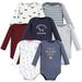 Hudson Baby Infant Boy Cotton Long-Sleeve Bodysuits Boy Dogs 7-Pack 3-6 Months